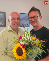 Stefan Pischel gratuliert Babak Afshar